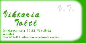 viktoria toltl business card
