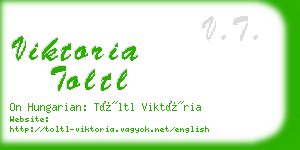 viktoria toltl business card